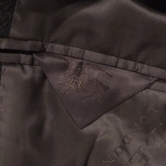 Men’s Burberry tailored Wool Coat Gray size 40 - Picture 6 of 10